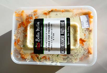 Penne Bolognese (Serves 1) {Micro}